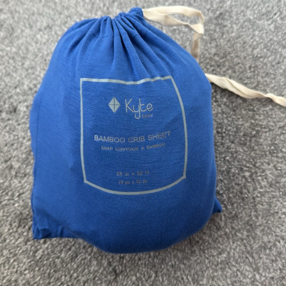 Kyte Baby Indigo Crib Sheet